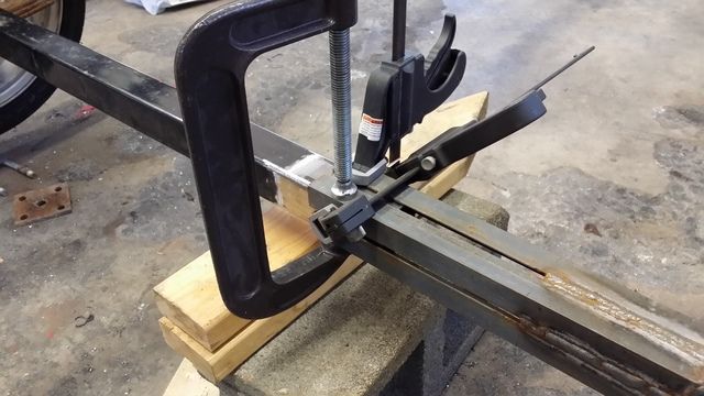 Modified EZ Loader double jet ski trailer